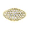 Image 4 : Kurt Wayne 18k Gold 2.25 ctw Pave Round Brilliant Diamond Wide Domed Band Ring