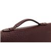 Image 7 : Louis Vuitton Burgundy Taiga Leather Serviette Clado Briefcase