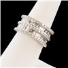 Image 2 : 2.00 ctw SI1 to I1 CLARITY Diamond 14K White Gold Ring