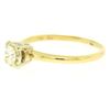 Image 4 : 14k Two Tone Gold 0.40 ctw Illusion Prong Set Round Diamond Solitaire Band Ring
