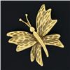 Image 2 : Vintage Tiffany & Co. 18K Yellow Gold Detailed Textured Butterfly Pin Brooch