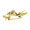 Image 5 : Vintage Tiffany & Co. 18K Yellow Gold Detailed Textured Butterfly Pin Brooch