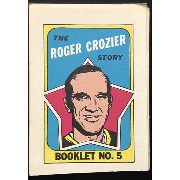 1971-72 O-PEE-CHEE ROGER CROZIER (HOF)