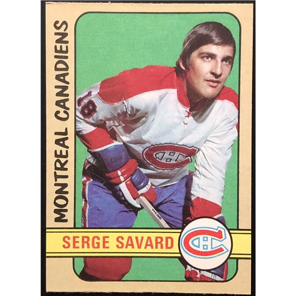 1972-73 O-PEE-CHEE SERGE SAVARD (HOF)
