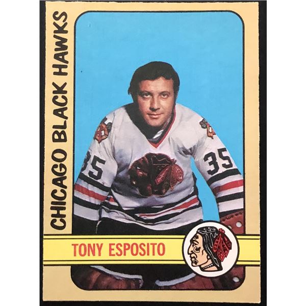 1972-73 O-PEE-CHEE TONY ESPOSITO (HOF)