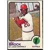 Image 1 : 1973 O-PEE-CHEE LOU BROCK (HOF)