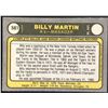 Image 2 : 1981 FLEER BILLY MARTIN