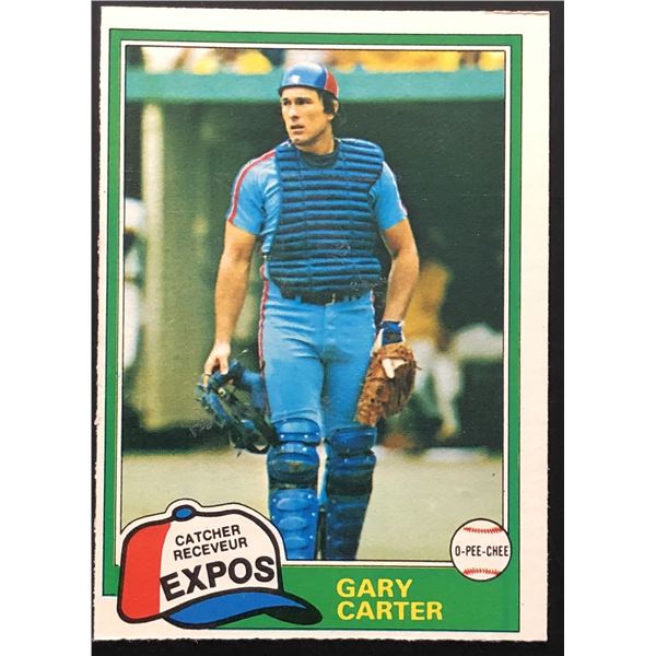 1981 O-PEE-CHEE GARY CARTER (HOF)