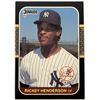 Image 1 : 1987 DONRUSS RICKEY HENDERSON (HOF)