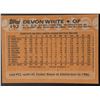 Image 2 : 1988 TOPPS DEVON WHITE ROOKIE CARD