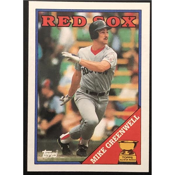 1988 TOPPS MIKE GREENWELL ROOKIE CARD