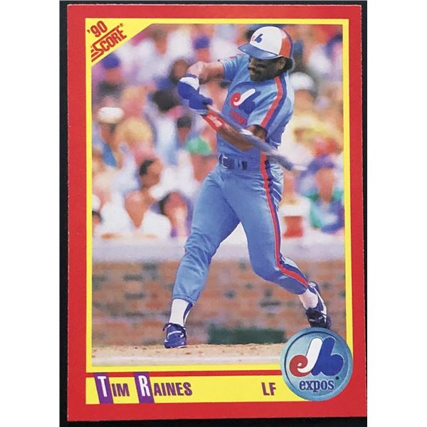 1990 SCORE TIM RAINES (HOF)