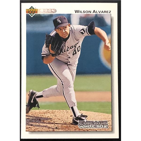 1993 UPPER DECK WILSON ALVAREZ ROOKIE CARD