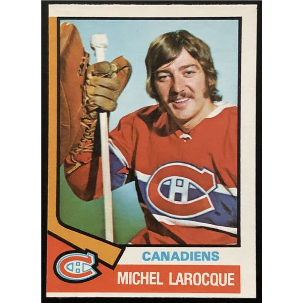 1974-75 O-PEE-CHEE MICHEL LAROCQUE ROOKIE CARD