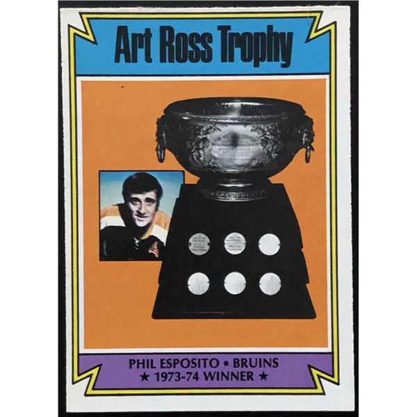 1974-75 O-PEE-CHEE PHIL ESPOSITO (HOF)