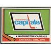 Image 1 : 1974-75 O-PEE-CHEE WASHINGTON CAPITALS