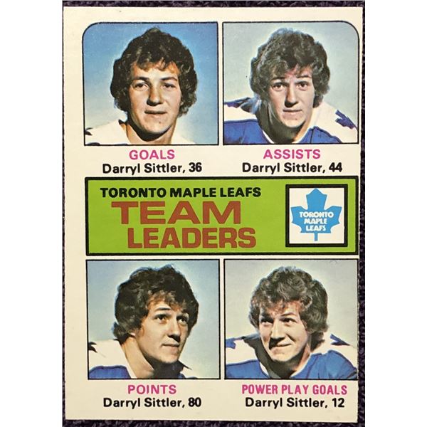 1975-76 O-PEE-CHEE DARRYL SITTLER (HOF)