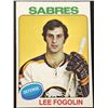 Image 1 : 1975-76 O-PEE-CHEE LEE FOGOLIN ROOKIE CARD