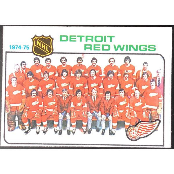 1975-76 O-PEE-CHEE DETROIT RED WINGS