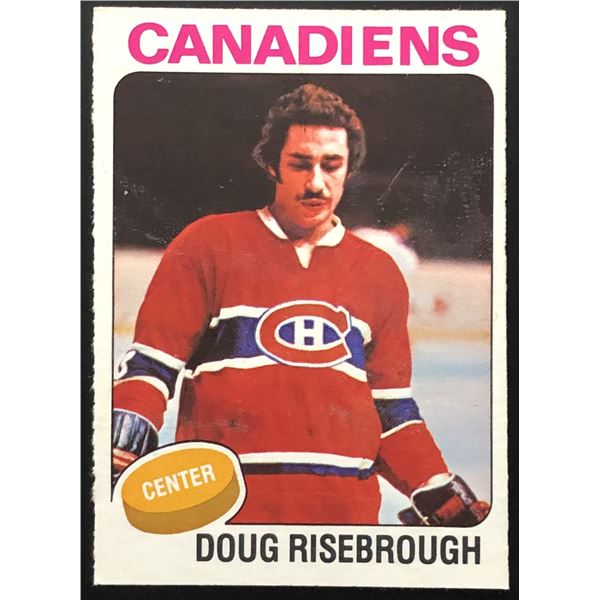 1975-76 O-PEE-CHEE DOUG RISEBROUGH ROOKIE CARD