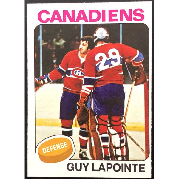 1975-76 O-PEE-CHEE GUY LAPOINTE (HOF)