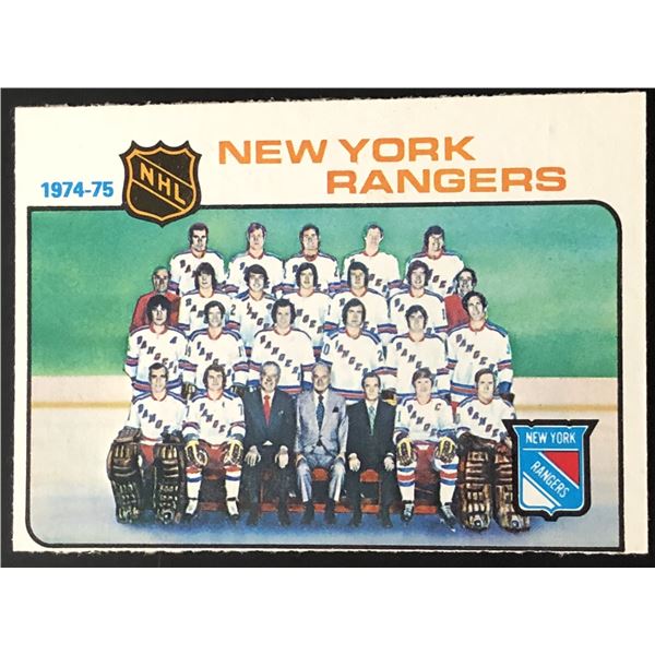 1975-76 O-PEE-CHEE NEW YORK RANGERS
