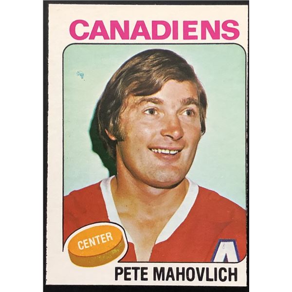 1975-76 O-PEE-CHEE PETE MAHOVLICH