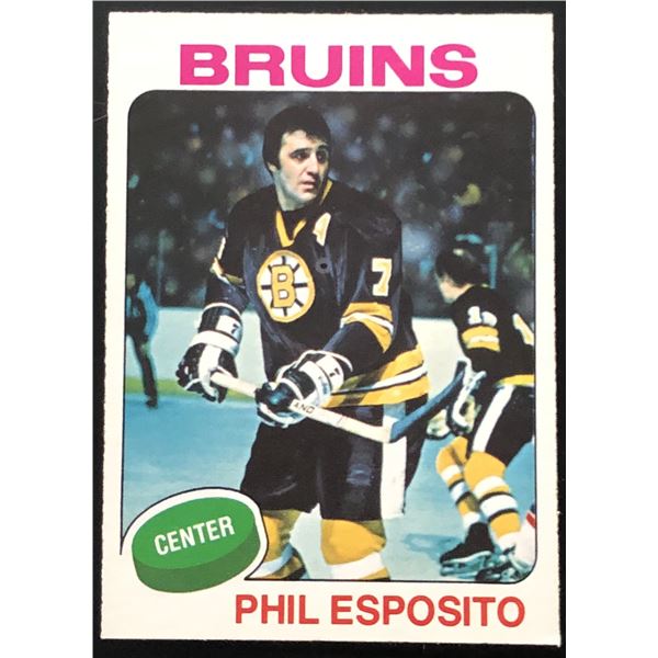 1975-76 O-PEE-CHEE PHIL ESPOSITO (HOF)