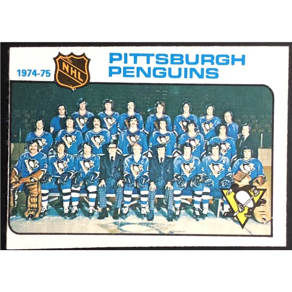 1975-76 O-PEE-CHEE PITTSBURGH PENGUINS