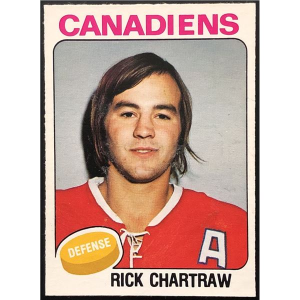 1975-76 O-PEE-CHEE RICK CHARTRAW ROOKIE CARD