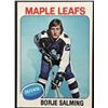 Image 1 : 1975-76 TOPPS BORJE SALMING (HOF)