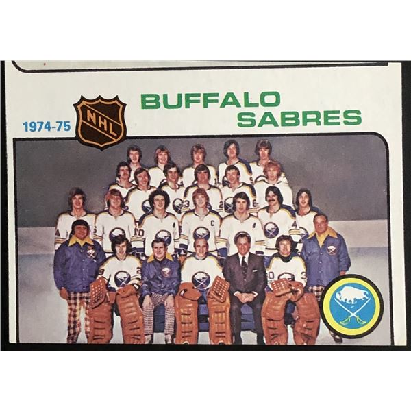 1975-76 TOPPS BUFFALO SABRES