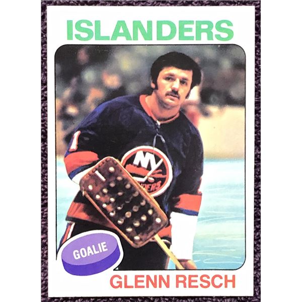 1975-76 TOPPS GLENN 'CHICO' RESCH ROOKIE CARD