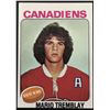 Image 1 : 1975-76 TOPPS MARIO TREMBLAY ROOKIE CARD