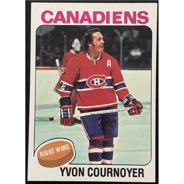 1975-76 TOPPS YVAN COURNOYER (HOF)
