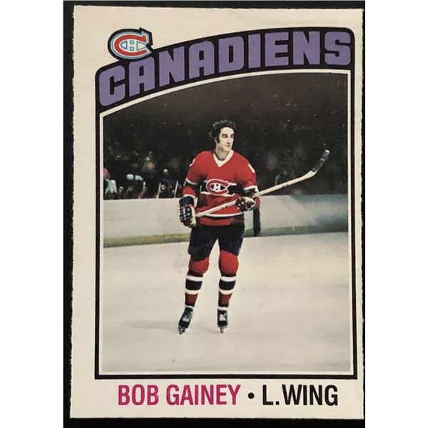 1976-77 O-PEE-CHEE BOB GAINEY (HOF)