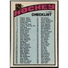 Image 1 : 1976-77 O-PEE-CHEE CHECKLIST