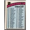 Image 1 : 1976-77 O-PEE-CHEE CHECKLIST