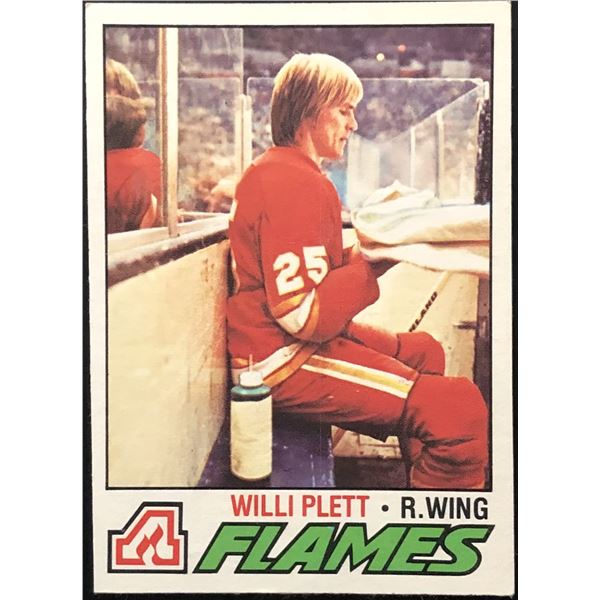 1977-78 O-PEE-CHEE WILLI PLETT ROOKIE CARD