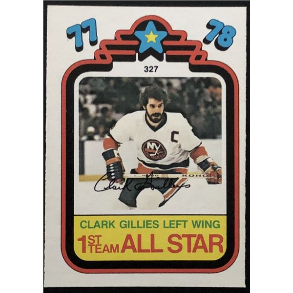 1978-79 O-PEE-CHEE CLARK GILLIES (HOF)