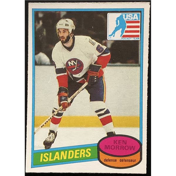1980-81 O-PEE-CHEE KEN MORROW ROOKIE CARD