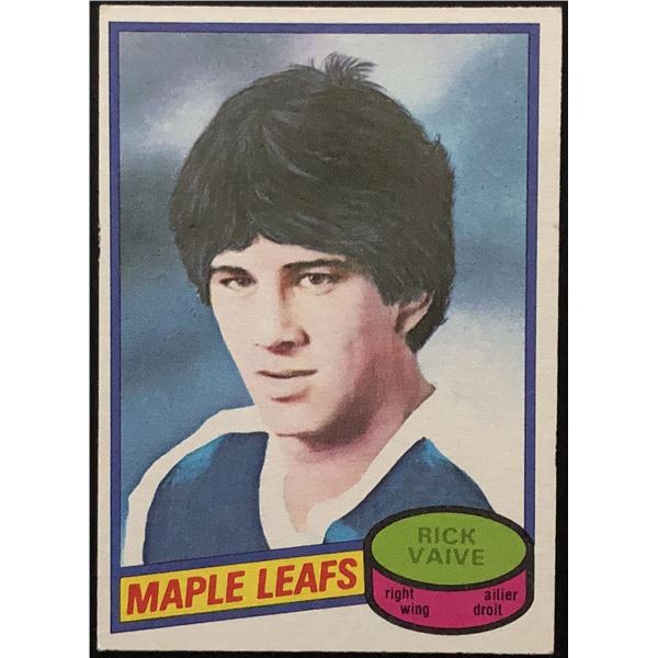 1980-81 O-PEE-CHEE RICK VAIVE ROOKIE CARD