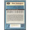 Image 2 : 1981-82 O-PEE-CHEE DON BEAUPRE ROOKIE CARD