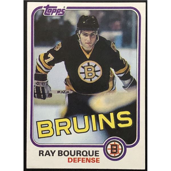 1981-82 TOPPS RAY BOURQUE (HOF)