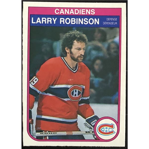 1982-83 O-PEE-CHEE LARRY ROBINSON (HOF)