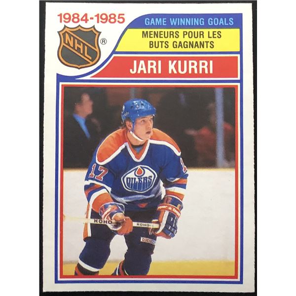 1985-86 O-PEE-CHEE JARI KURRI (HOF)