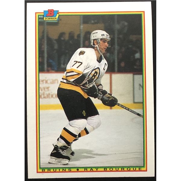 1990-91 BOWMAN RAY BOURQUE (HOF)
