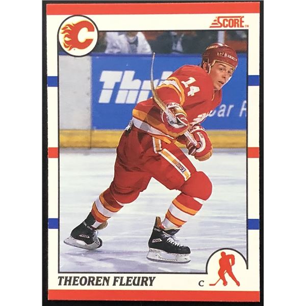 1990-91 SCORE THEO FLEURY ROOKIE CARD