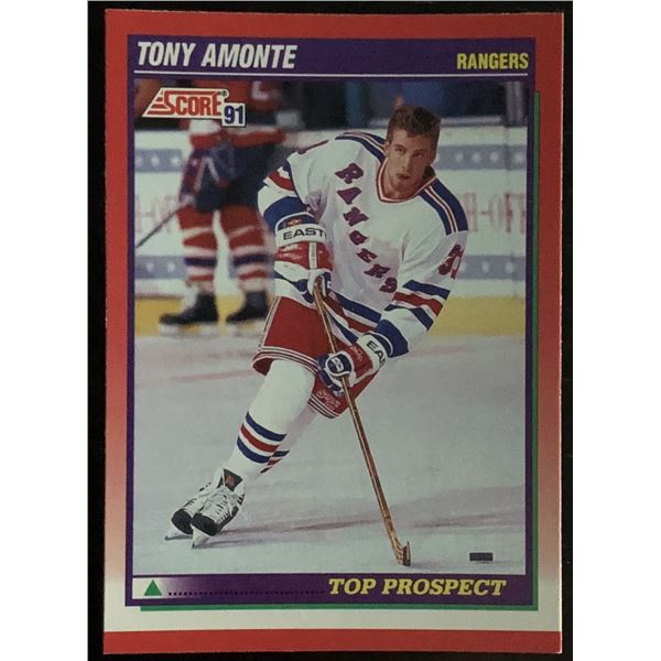 1991-92 SCORE TONY AMONTE ROOKIE CARD