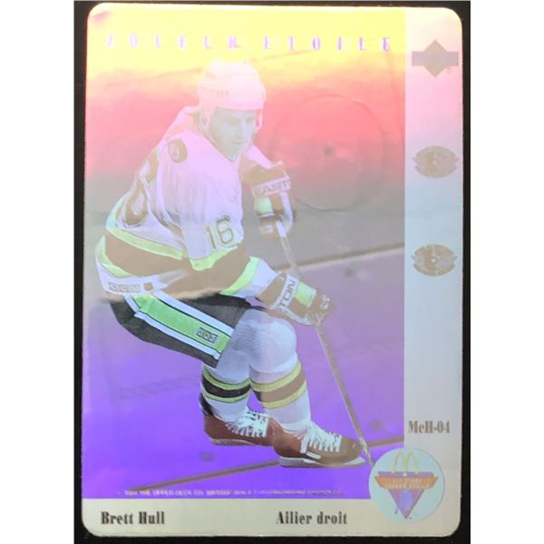 1991-92 UPPER DECK BRETT HULL (HOF) HOLOGRAM